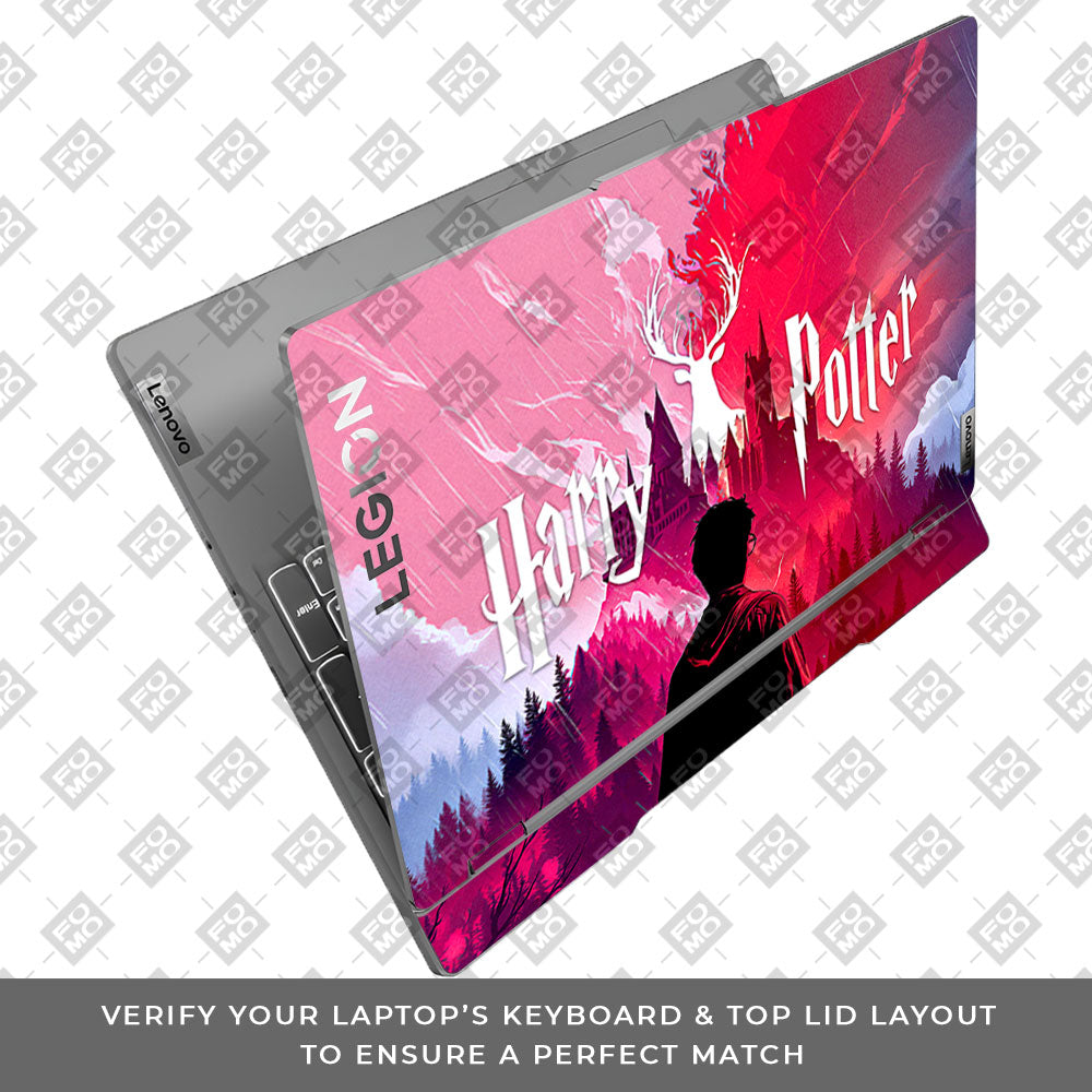 Harry Potter Magical Hogwarts Lenovo Legion 5 15IRX9 Laptop Skin