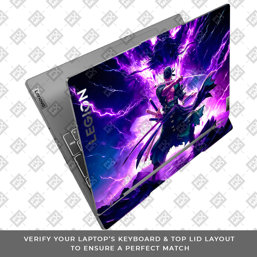 Roronoa Zoro Hell Mode Lenovo Legion 5 15IRX9 Laptop Skin