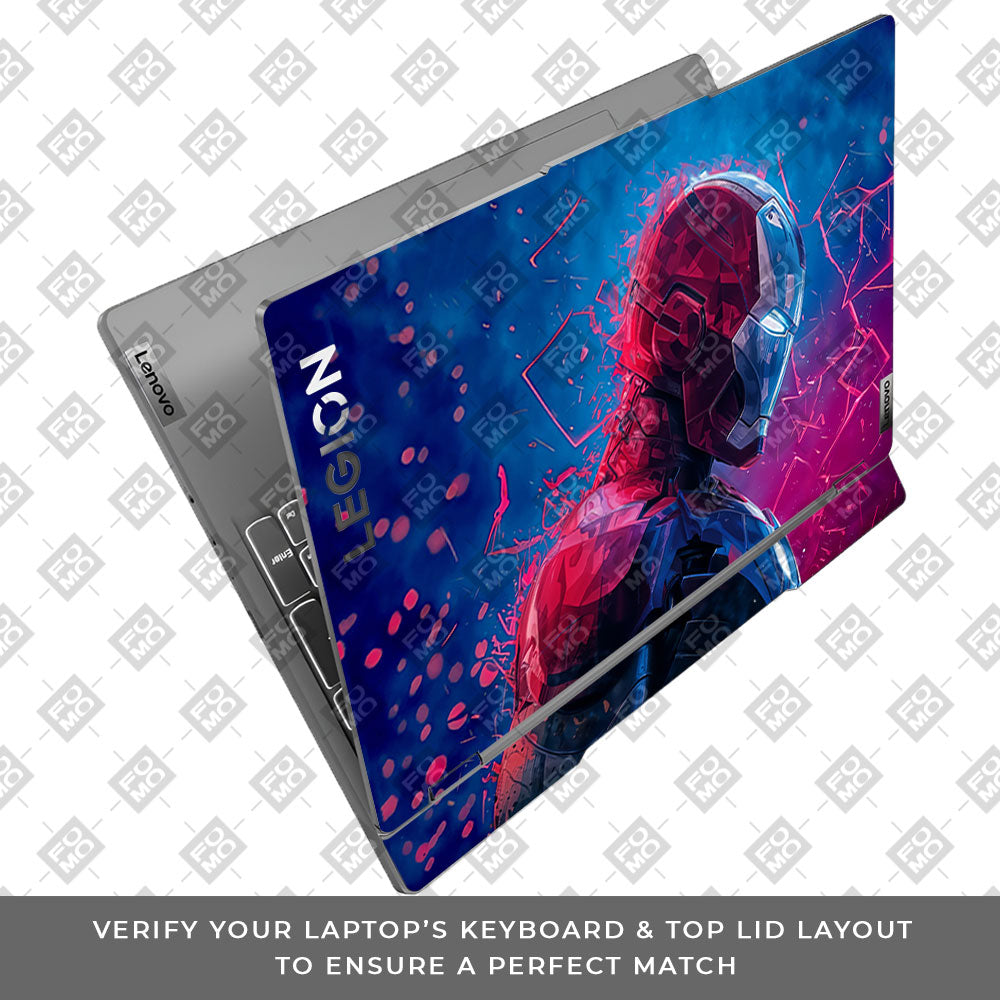 Iron Man Neon Tech Lenovo Legion 5 15IRX9 Laptop Skin