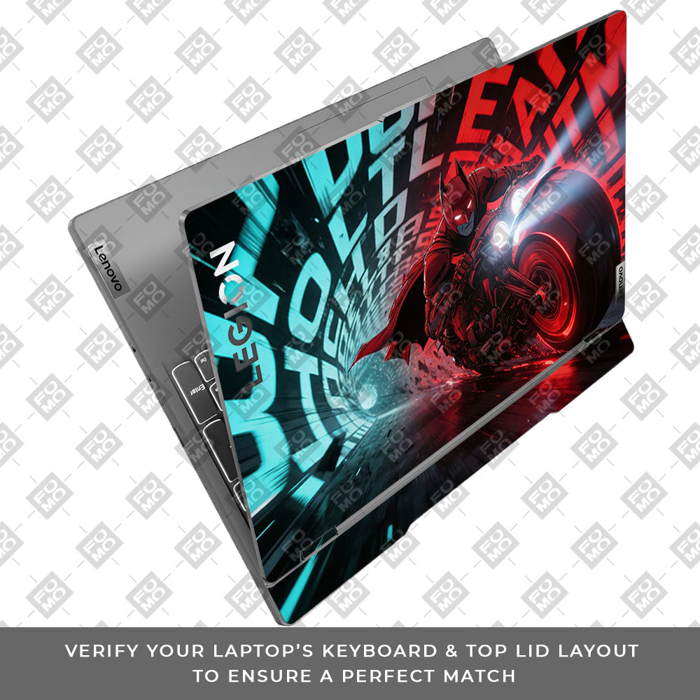 Batman's Cyber Pursuit Lenovo Legion 5 15IRX9 3D Laptop Skin