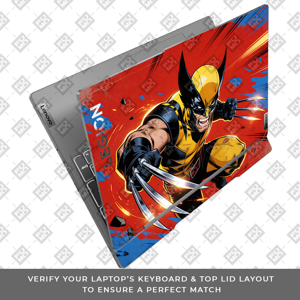 Adamantium Rage Lenovo Legion 5 15IRX9 Laptop Skin