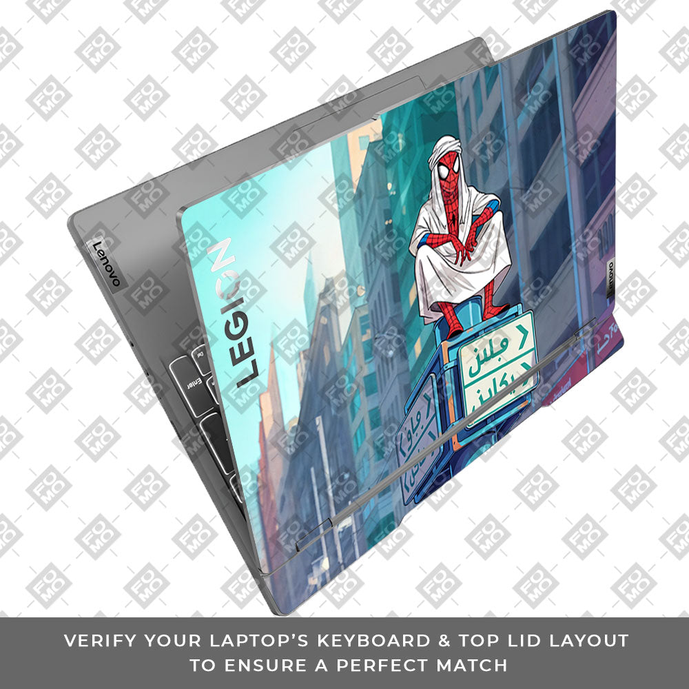 Arabian Spider Man Lenovo Legion 5 15IRX9 Laptop Skin