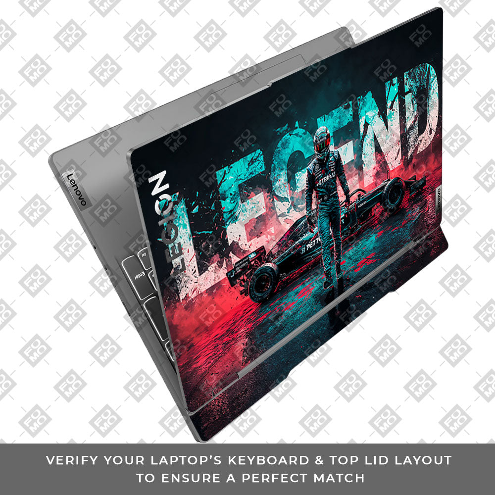 F1 Legend Racer Lenovo Legion 5 15IRX9 Laptop Skin