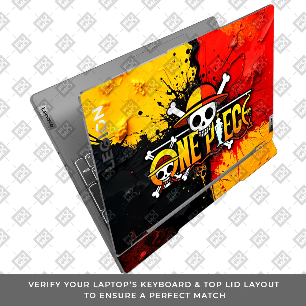 One Piece Paint Splash Lenovo Legion 5 15IRX9 Laptop Skin