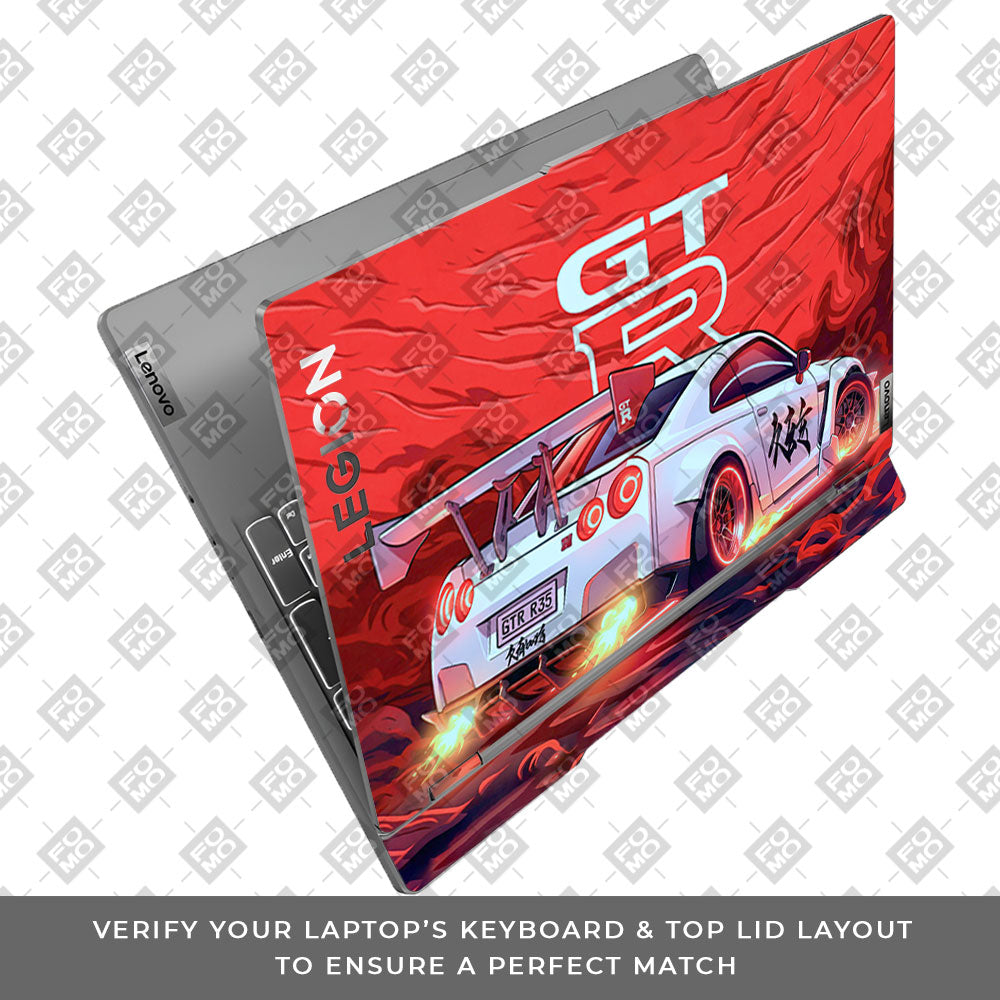 Nissan GTR Turbo Performance Edition Lenovo Legion 5 15IRX9 Laptop Skin
