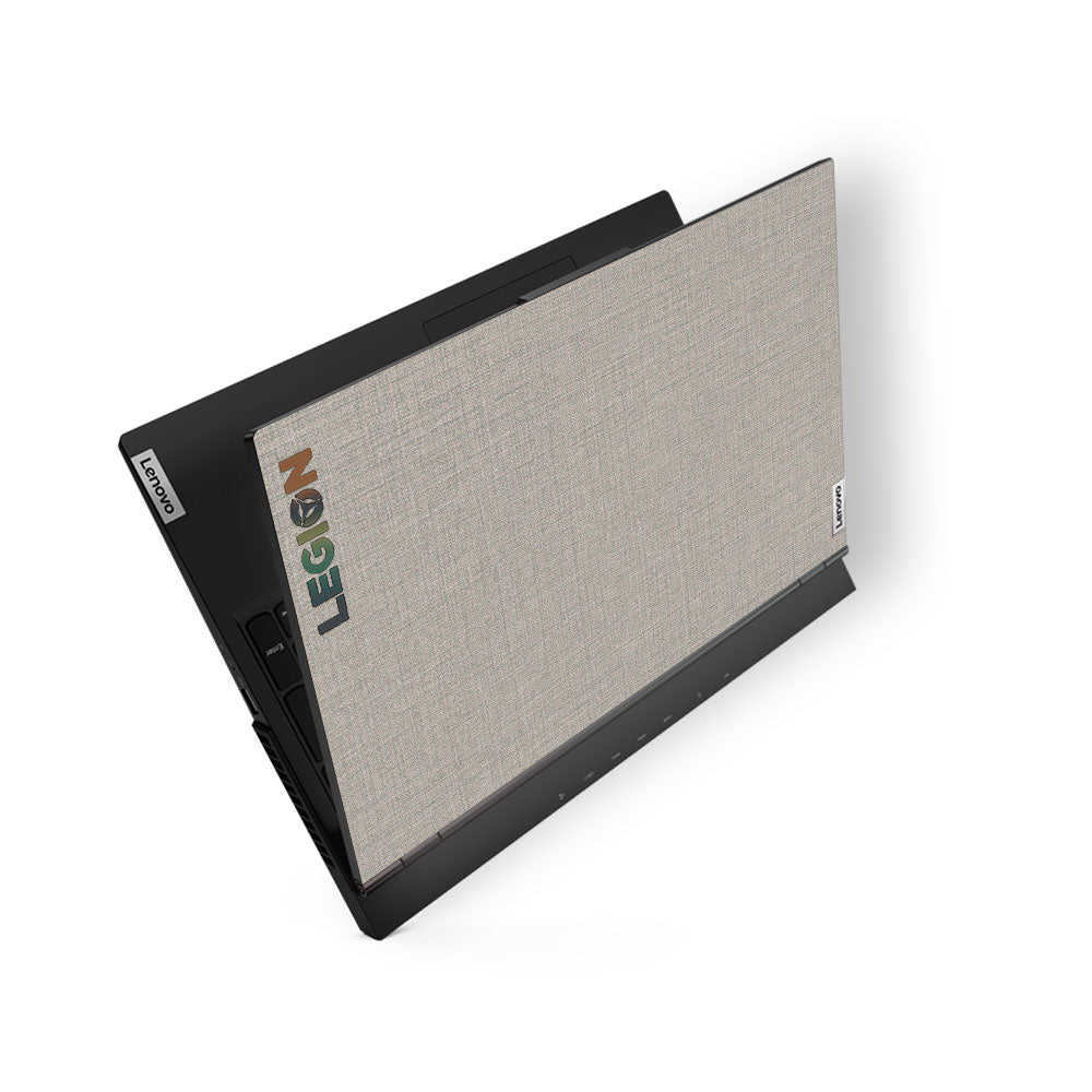 Textured Fabric Grey Lenovo Legion 5 15ARH05 Laptop Skin