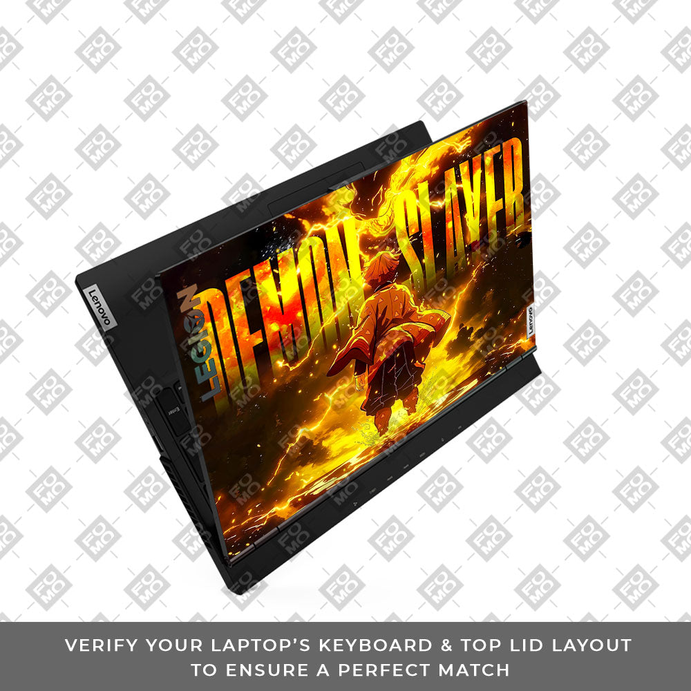 Zenitsu Lightning Strike Lenovo Legion 5 15ARH05 Laptop Skin