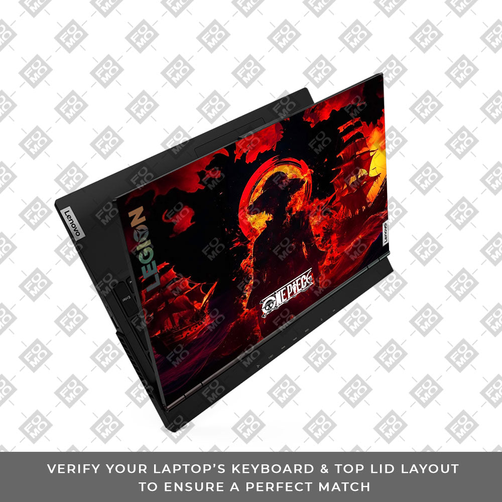 Luffy's Burning Tide Lenovo Legion 5 15ARH05 Laptop Skin