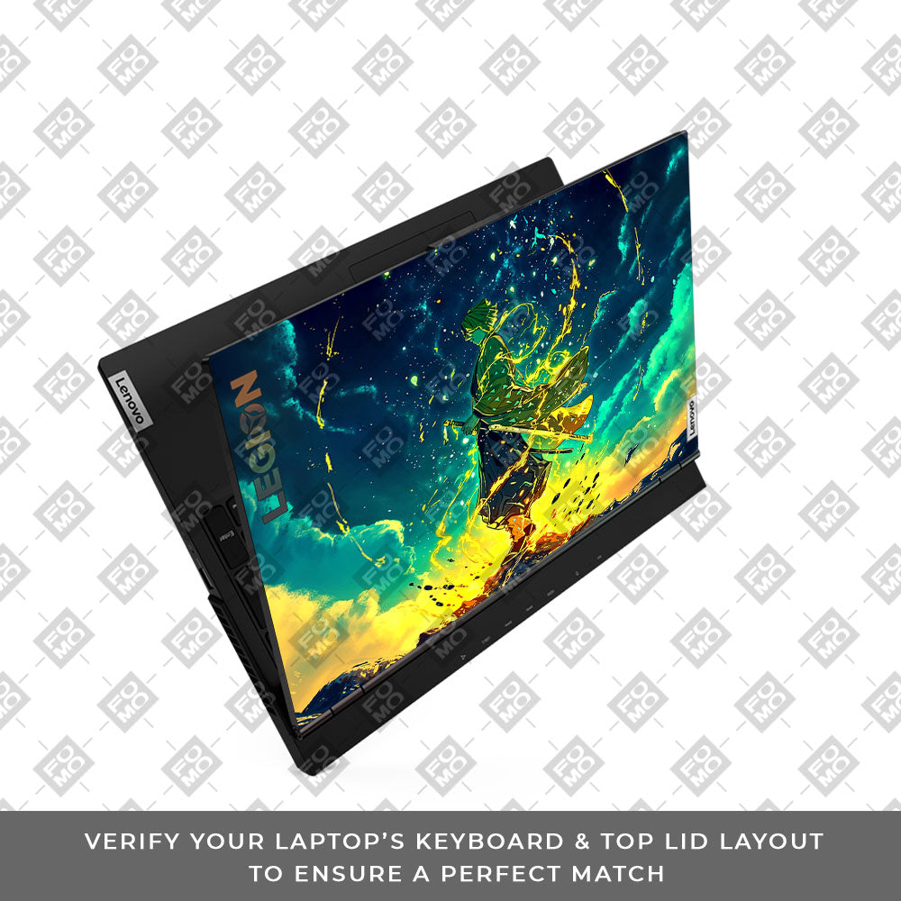 Zenitsu Thunder God Lenovo Legion 5 15ARH05 Laptop Skin