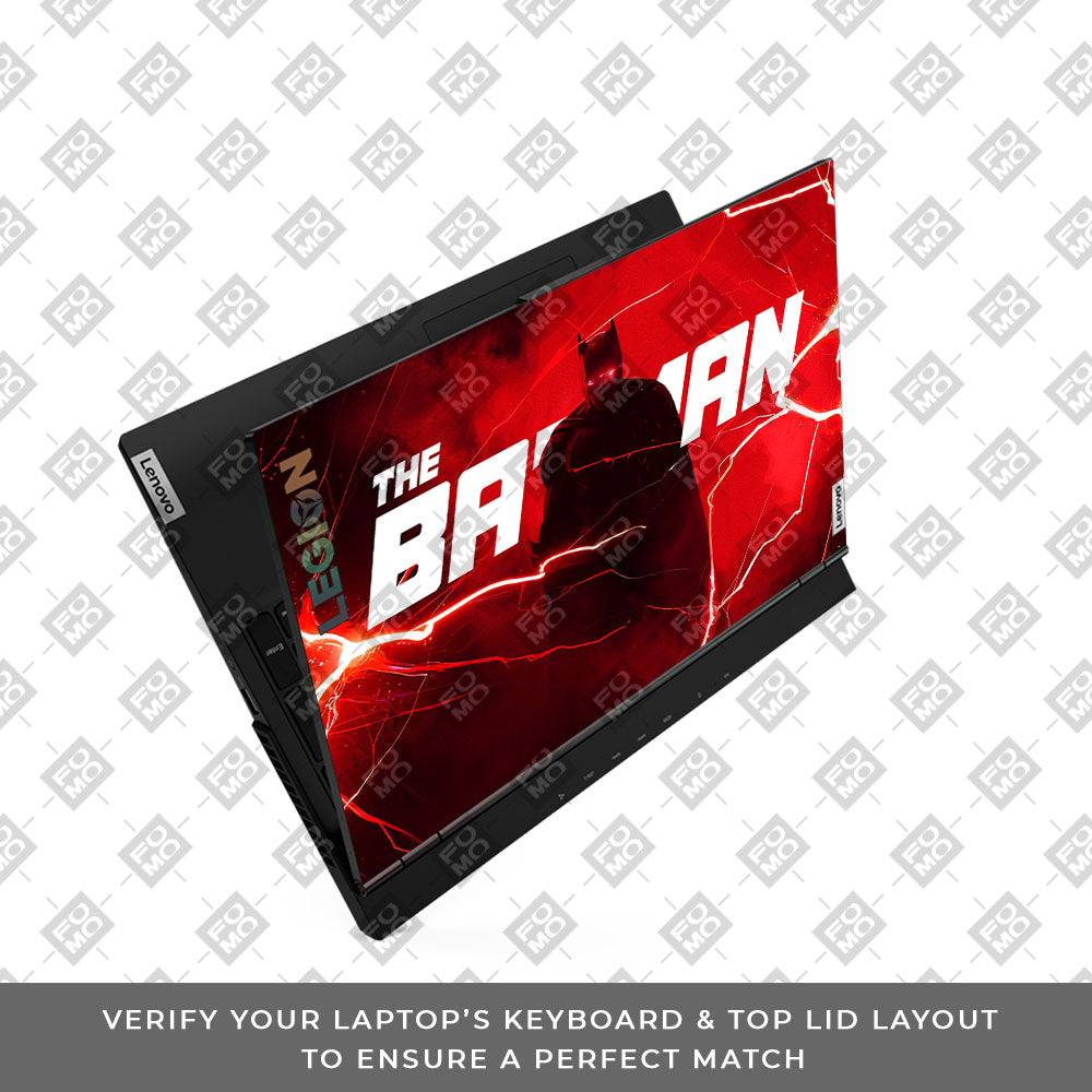 Red Rage Batman Lenovo Legion 5 15ARH05 Laptop Skin