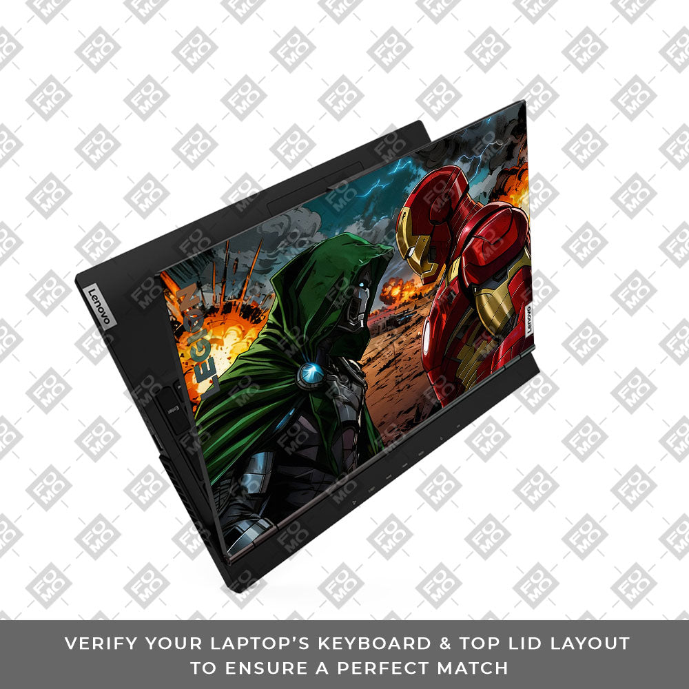 Iron Man vs Doom Lenovo Legion 5 15ARH05 Laptop Skin