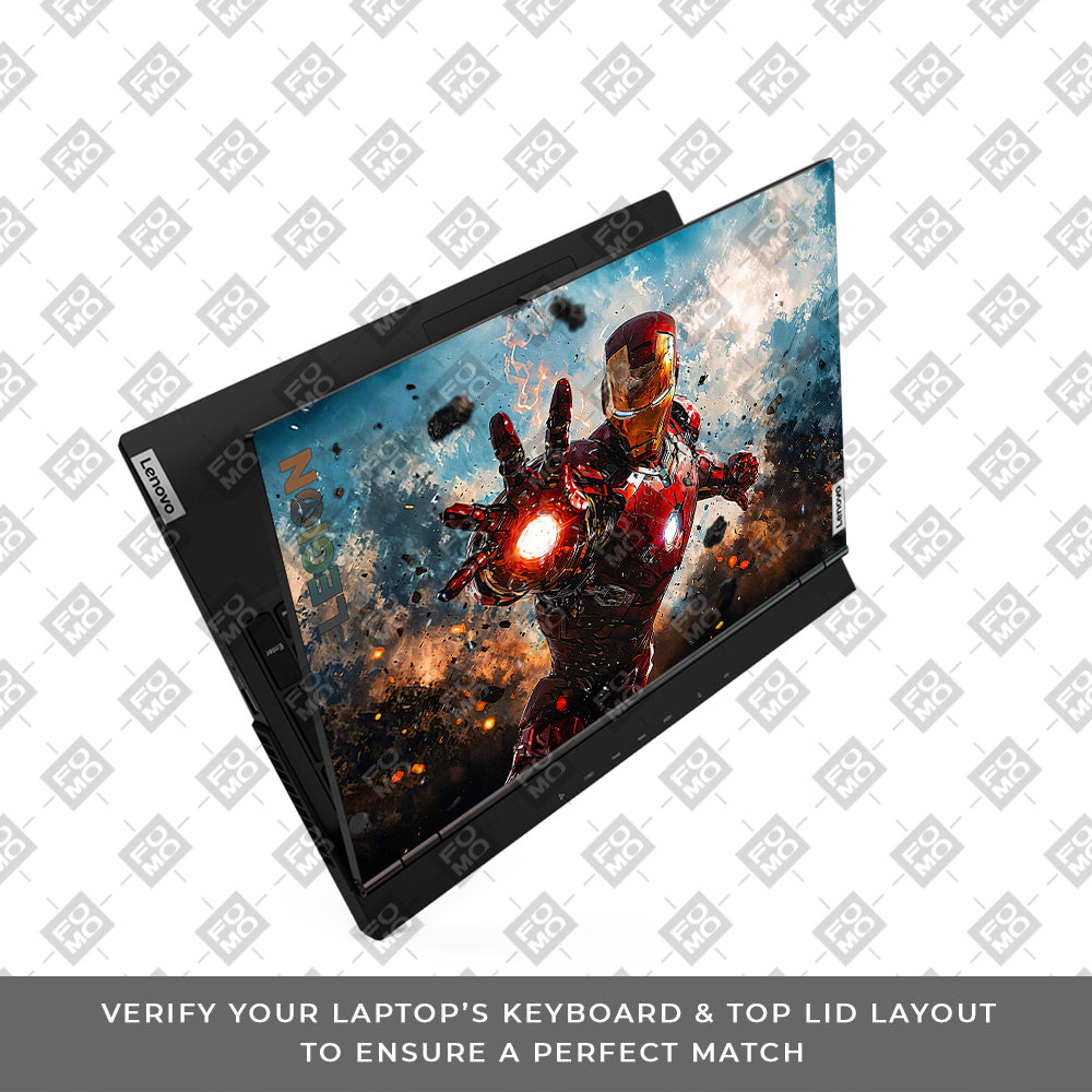 Iron Imapct The Arc Reactor Lenovo Legion 5 15ARH05  Laptop Skin