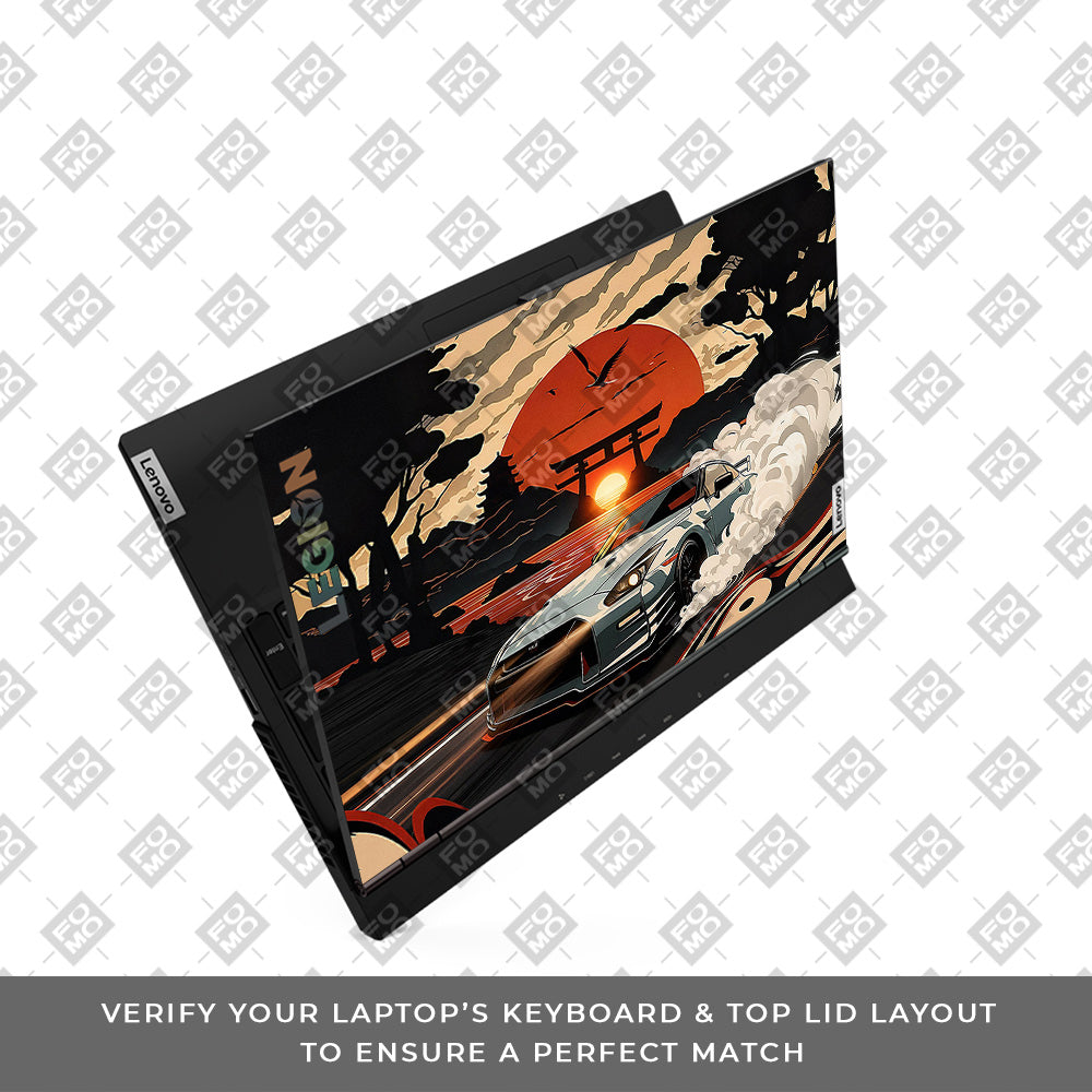 Samurai Rising Sun GTR Lenovo Legion 5 15ARH05  Laptop Skin