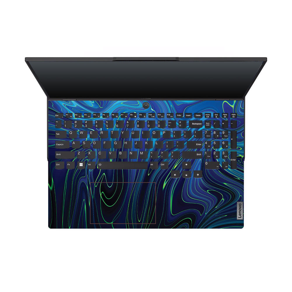 Cobalt Liquid Design Lenovo Legion 5 Pro 16IRX8 and 16IRX9 Laptop Skin