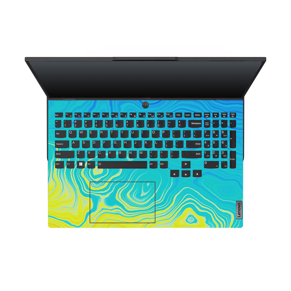 Ocean Gradient Waves Lenovo Legion 5 Pro 16IRX8 and 16IRX9 Laptop Skin