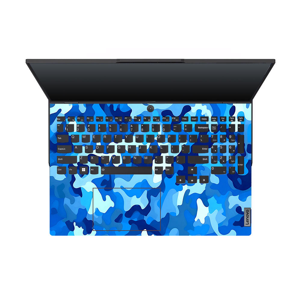 Arctic Blue Camo Pattern Lenovo Legion 5 Pro 16IRX8 and 16IRX9 Laptop Skin
