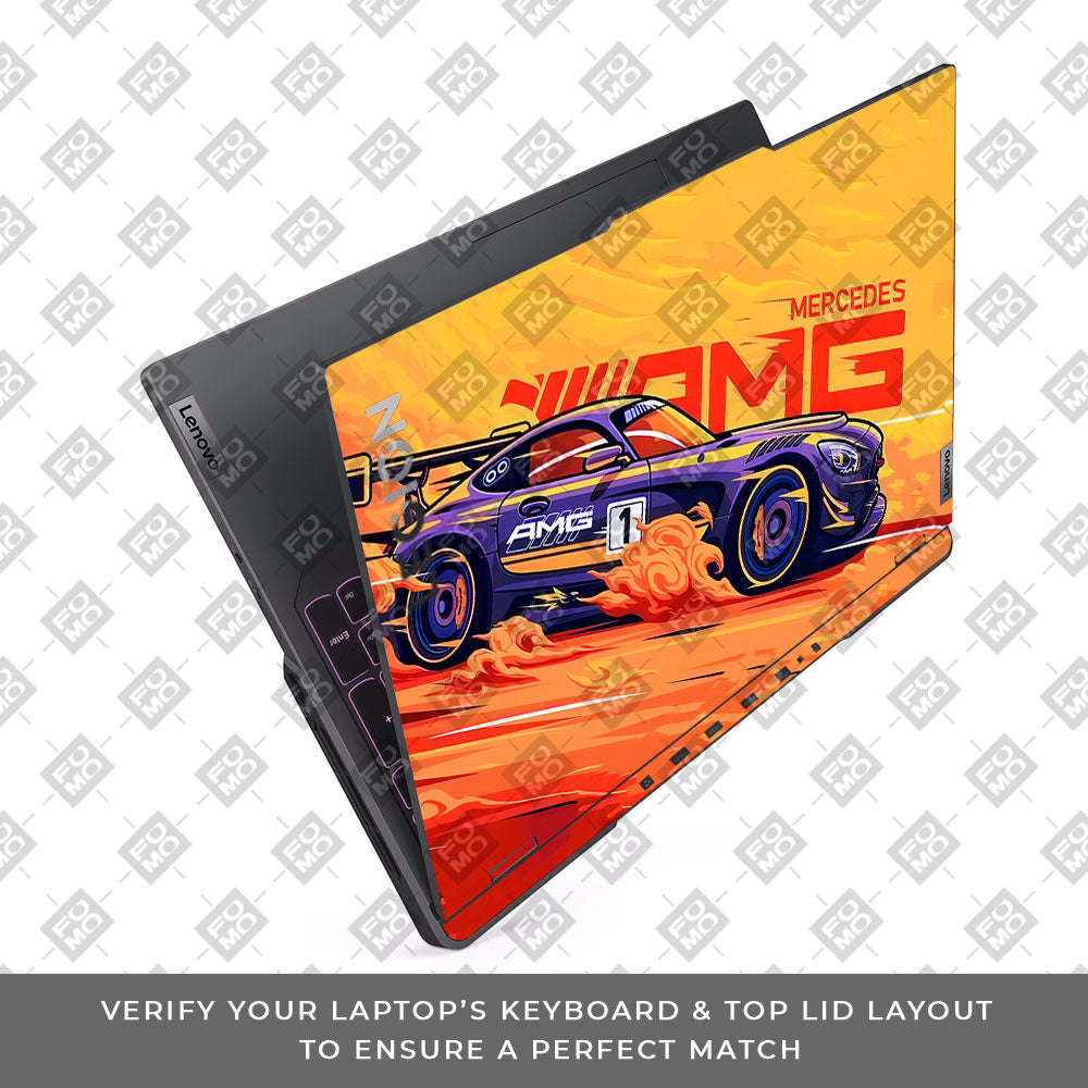 Mercedes AMG Lenovo Legion 5 Pro 16IRX8 and 16IRX9 Laptop Skin