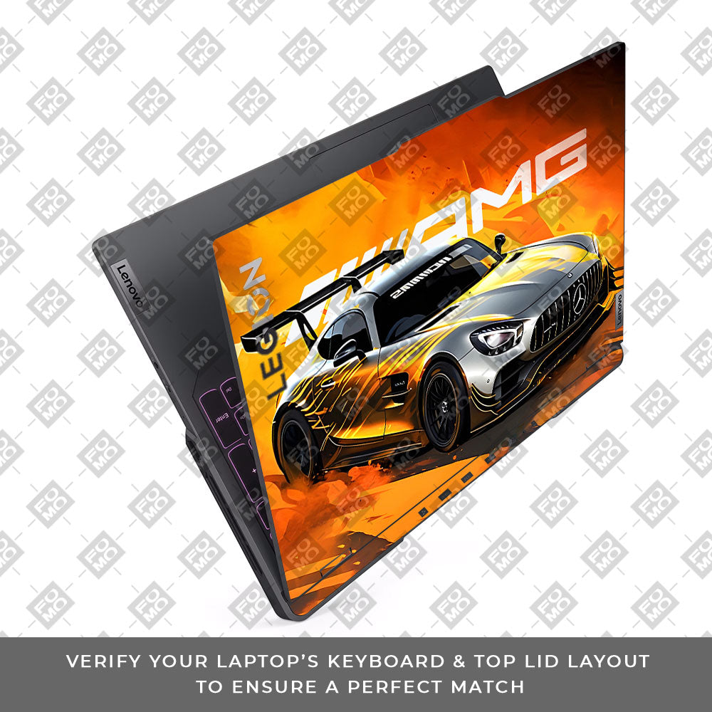 Mercedes AMG GT Lenovo Legion 5 Pro 16IRX8 and 16IRX9 Laptop Skin