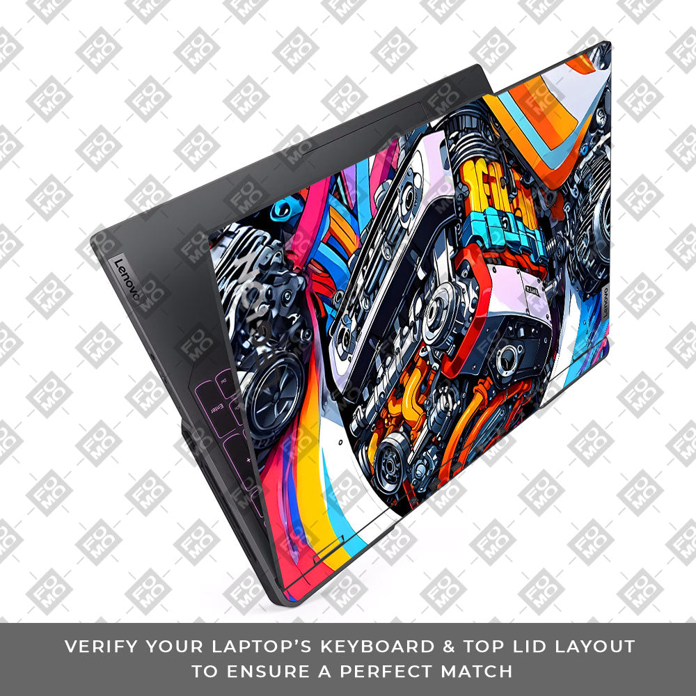 Power in Motion Lenovo Legion 5 Pro 16IRX8 and 16IRX9 Laptop Skin