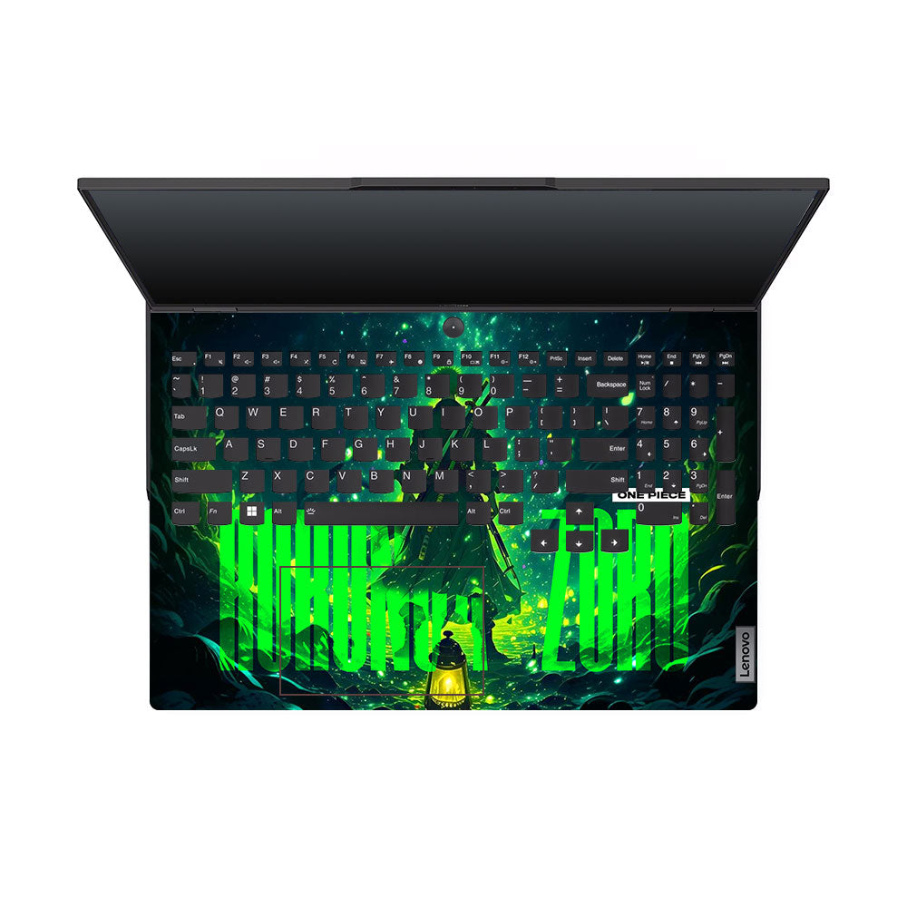Roronoa Zoro Green Fury Lenovo Legion 5 Pro 16IRX8 and 16IRX9 Laptop Skin