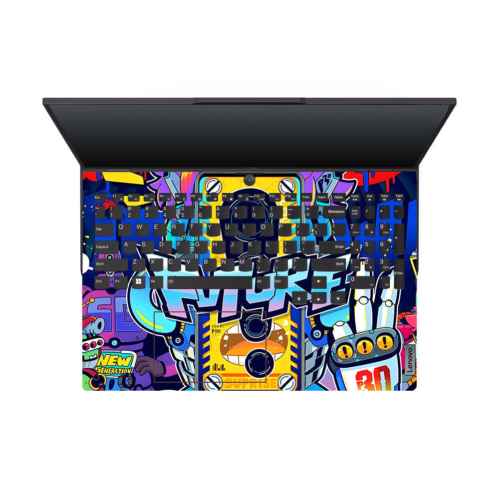 Futuristic Cyberpunk Vision Lenovo Legion 5 Pro 16IRX8 and 16IRX9 Laptop Skin