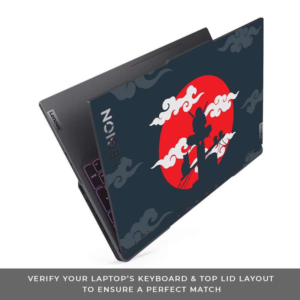 Itachi Uchiha Lenovo Legion 5 Pro 16IRX8 and 16IRX9 Laptop Skin