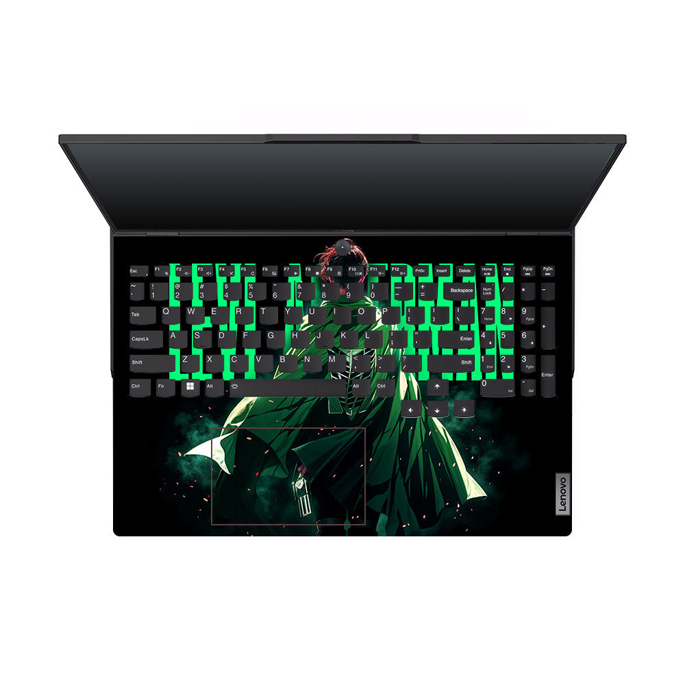 Levi Ackerman Stance Lenovo Legion 5 Pro 16IRX8 and 16IRX9 Laptop Skin