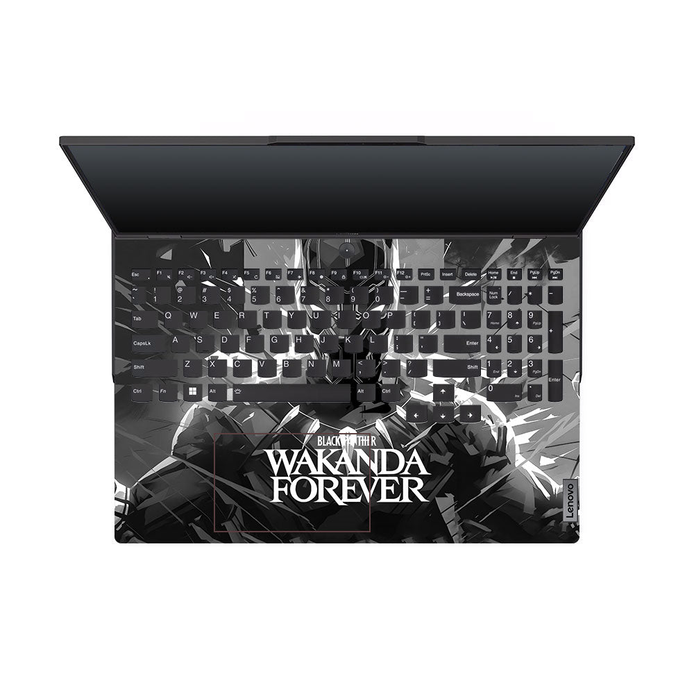 Black Panther Wakanda Forever Lenovo Legion 5 Pro 16IRX8 and 16IRX9 3D Laptop Skin