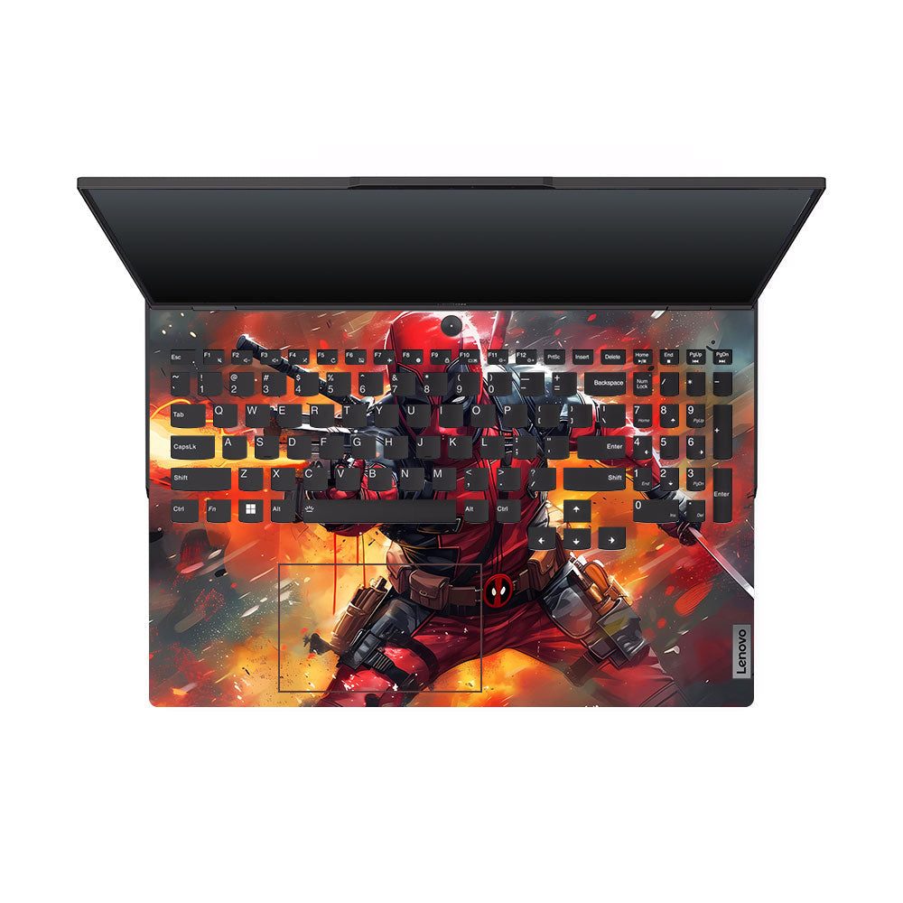 Deadpool in Action Lenovo Legion 5 Pro 16IRX8 and 16IRX9 Laptop Skin