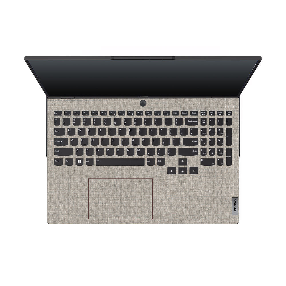 Textured Fabric Grey Lenovo Legion 5 Pro 16IRX8 and 16IRX9 Laptop Skin