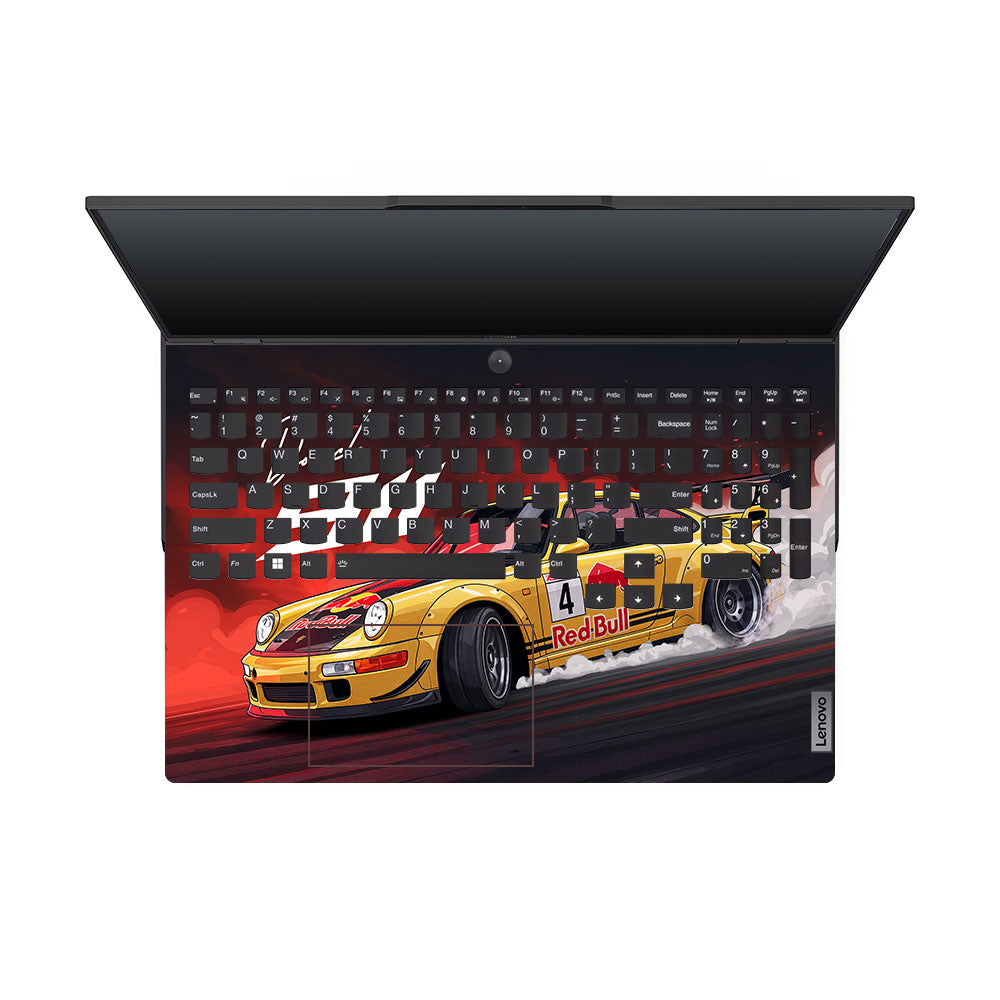 Porsche 911 Red Bull Classic Racer Lenovo Legion 5 Pro 16IRX8 and 16IRX9 3D Laptop Skin