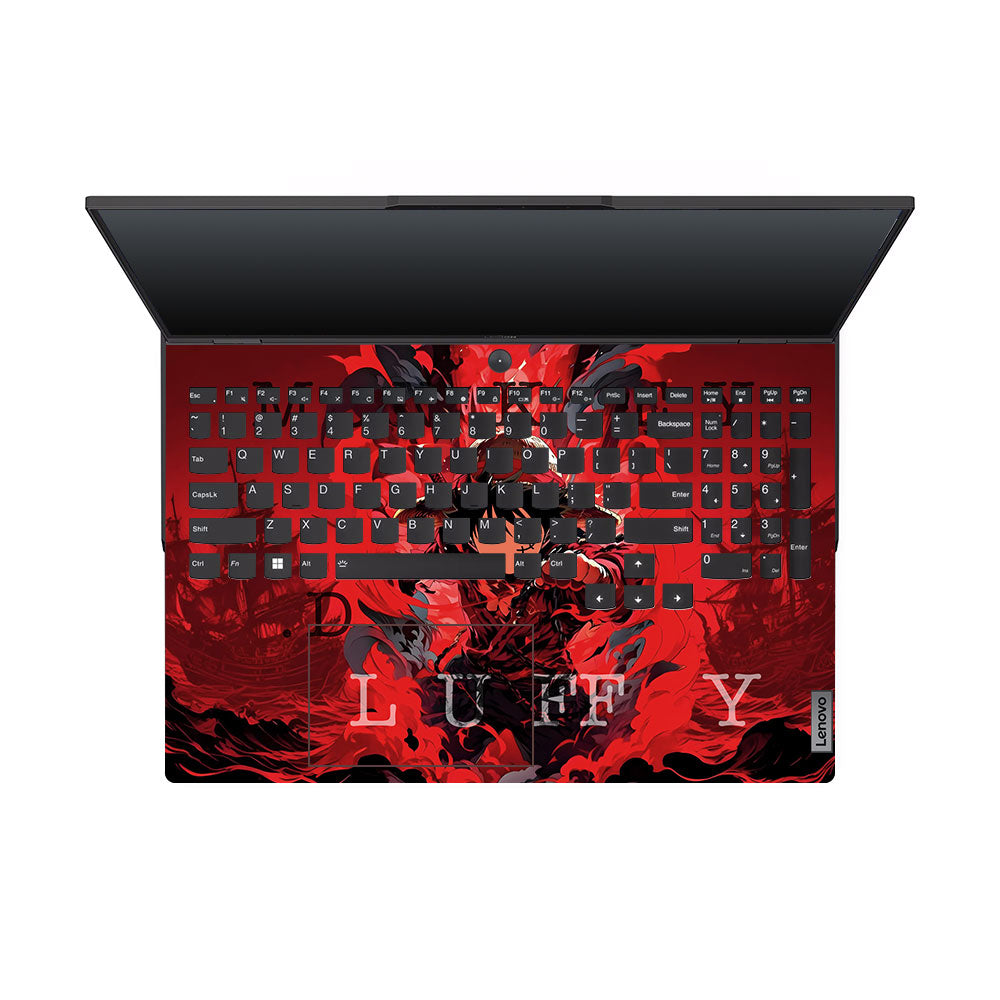 Red King Luffy Lenovo Legion 5 Pro 16IRX8 and 16IRX9 Laptop Skin