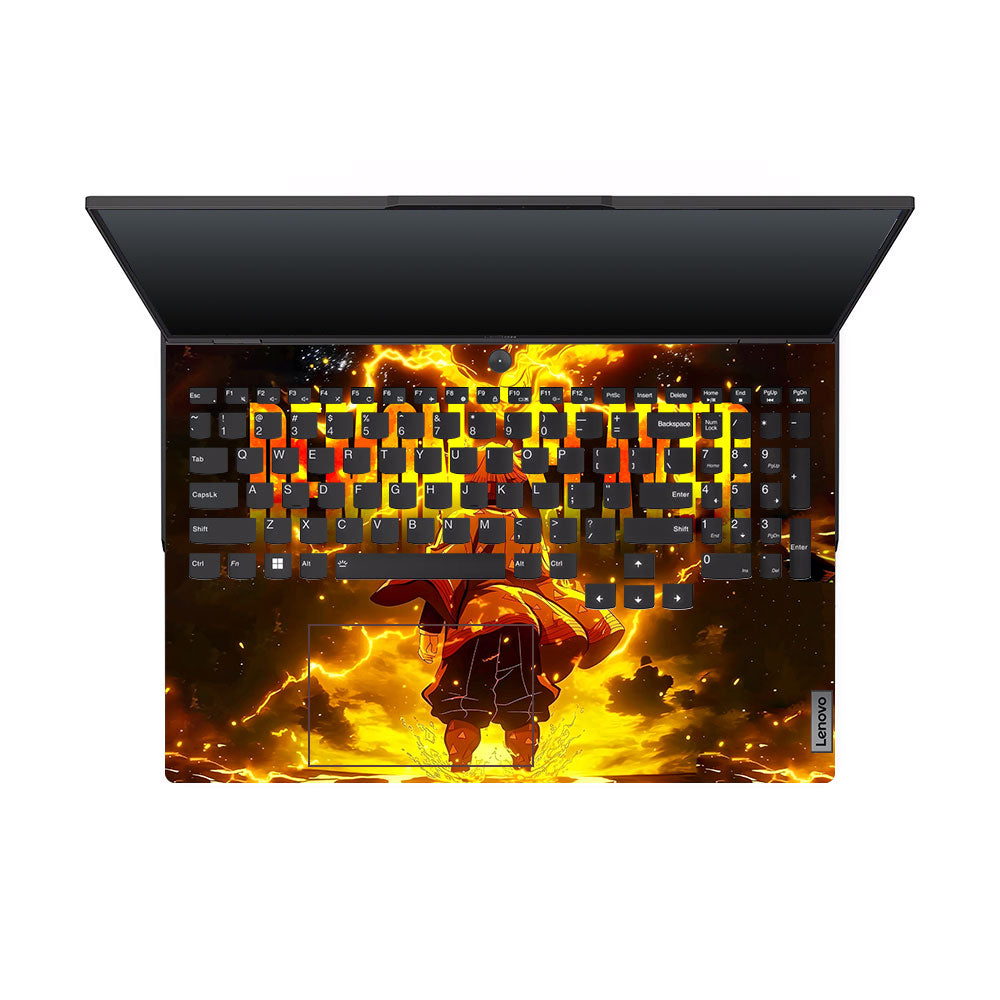 Zenitsu Lightning Strike Lenovo Legion 5 Pro 16IRX8 and 16IRX9 Laptop Skin