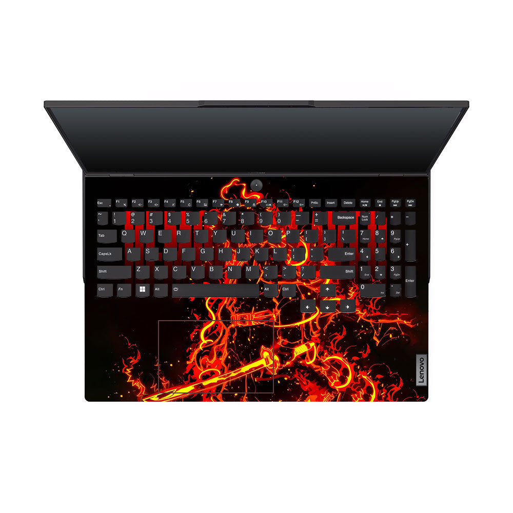 Rengoku Blazing Inferno Lenovo Legion 5 Pro 16IRX8 and 16IRX9 Laptop Skin