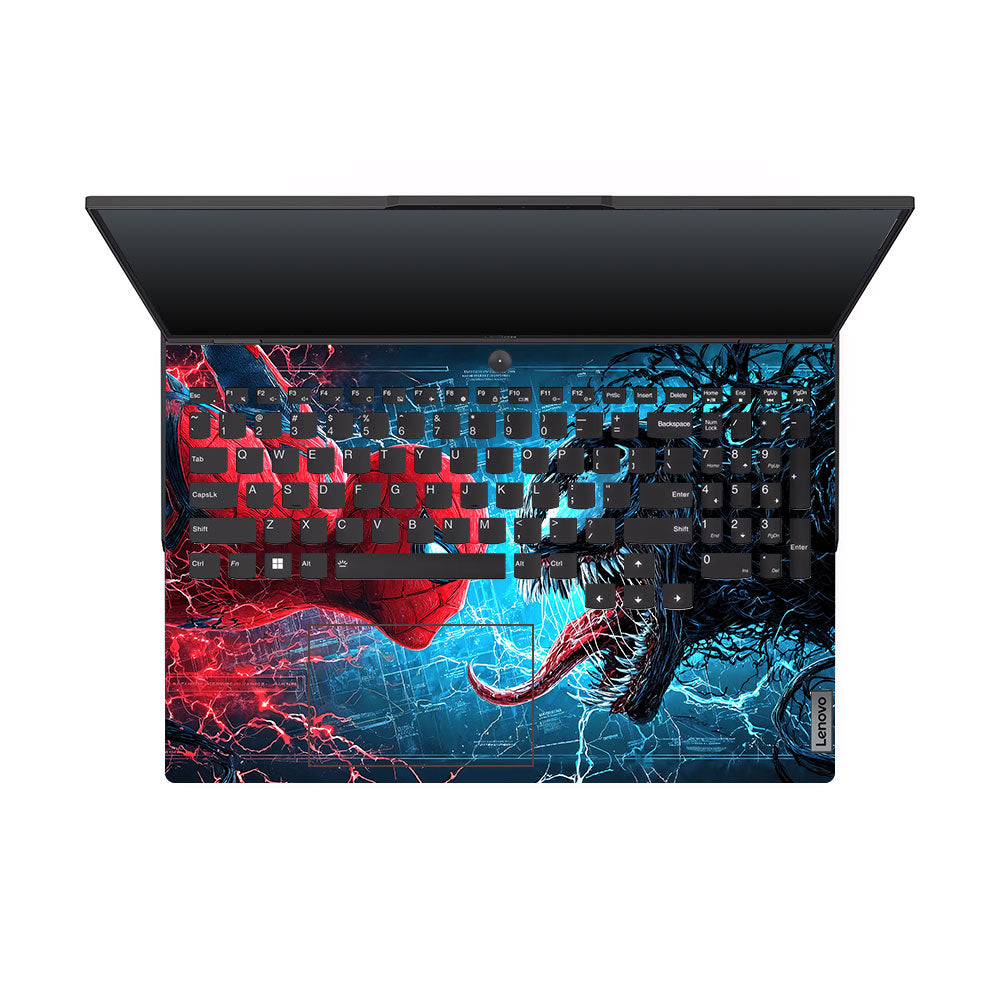 Spiderman vs Venom Showdown Lenovo Legion 5 Pro 16IRX8 and 16IRX9 3D Laptop Skin