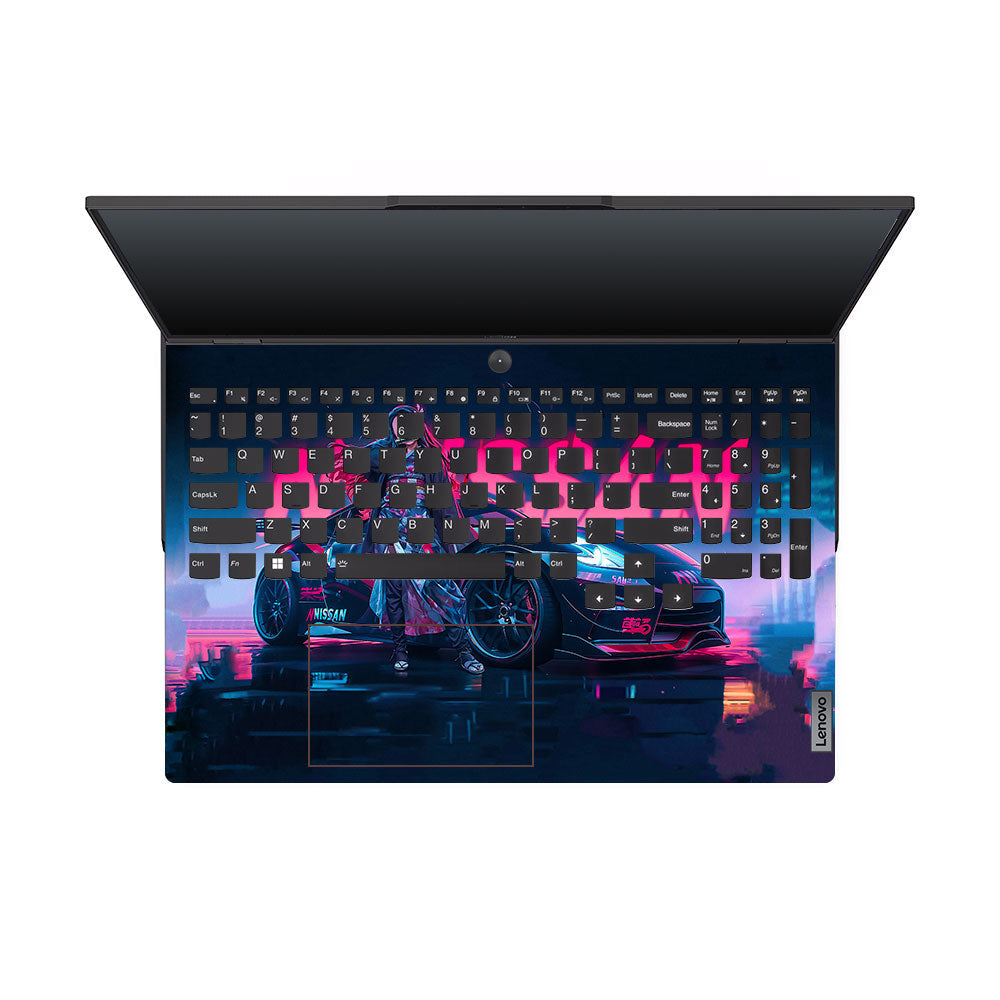 Neon Anime Racer Lenovo Legion 5 Pro 16IRX8 and 16IRX9  Laptop Skin