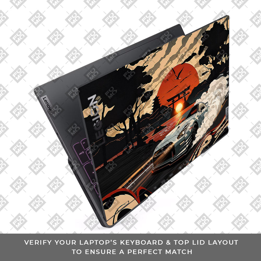 Samurai Rising Sun GTR Lenovo Legion 5 Pro 16IRX8 and 16IRX9  Laptop Skin