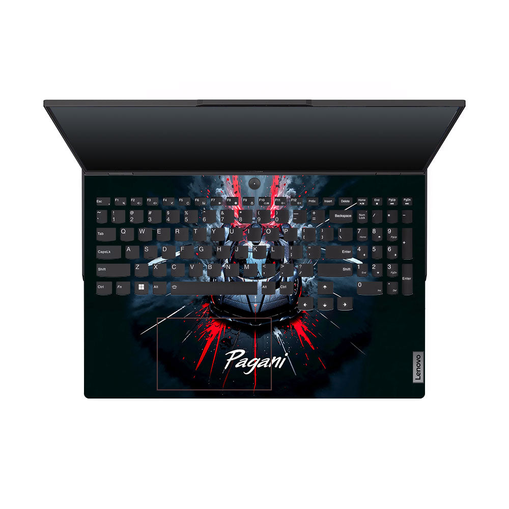 Pagani Midnight Impact Lenovo Legion 5 Pro 16IRX8 and 16IRX9  Laptop Skin