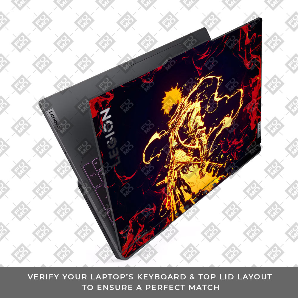 Bleach Ichigo Bankai Form Lenovo Legion 5 Pro 16IRX8 and 16IRX9 Laptop Skin