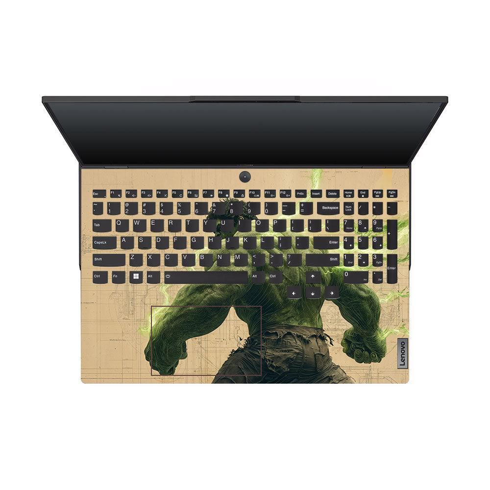 Hulk Unleashed Lenovo Legion 5 Pro 16IRX8 and 16IRX9 Laptop Skin