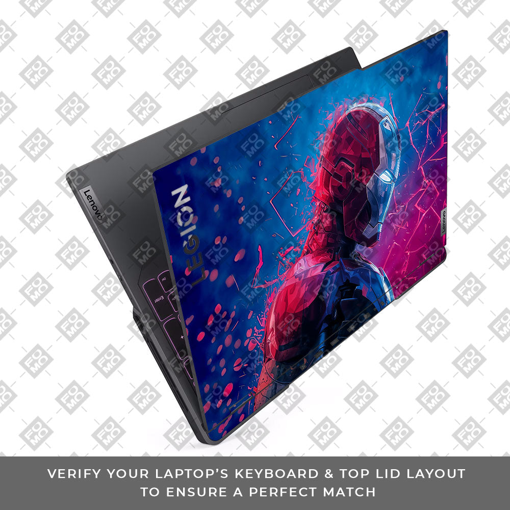 Iron Man Neon Tech Lenovo Legion 5 Pro 16IRX8 and 16IRX9 Laptop Skin
