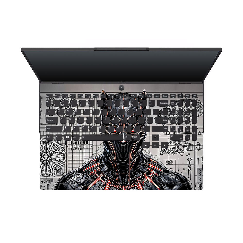 Metal Tech Superhero Lenovo Legion 5 Pro 16IRX8 and 16IRX9 3D Laptop Skin
