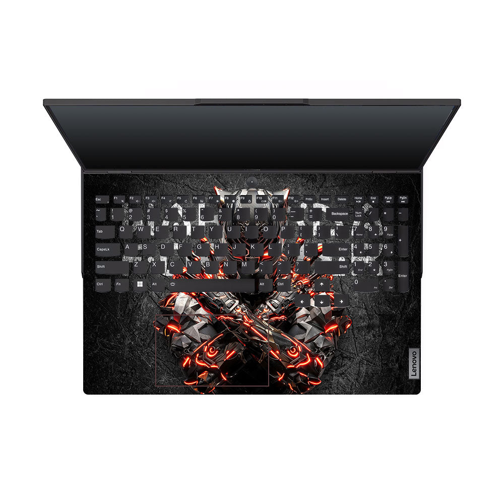 Black Panther Glowing Fury Lenovo Legion 5 Pro 16IRX8 and 16IRX9 Laptop Skin