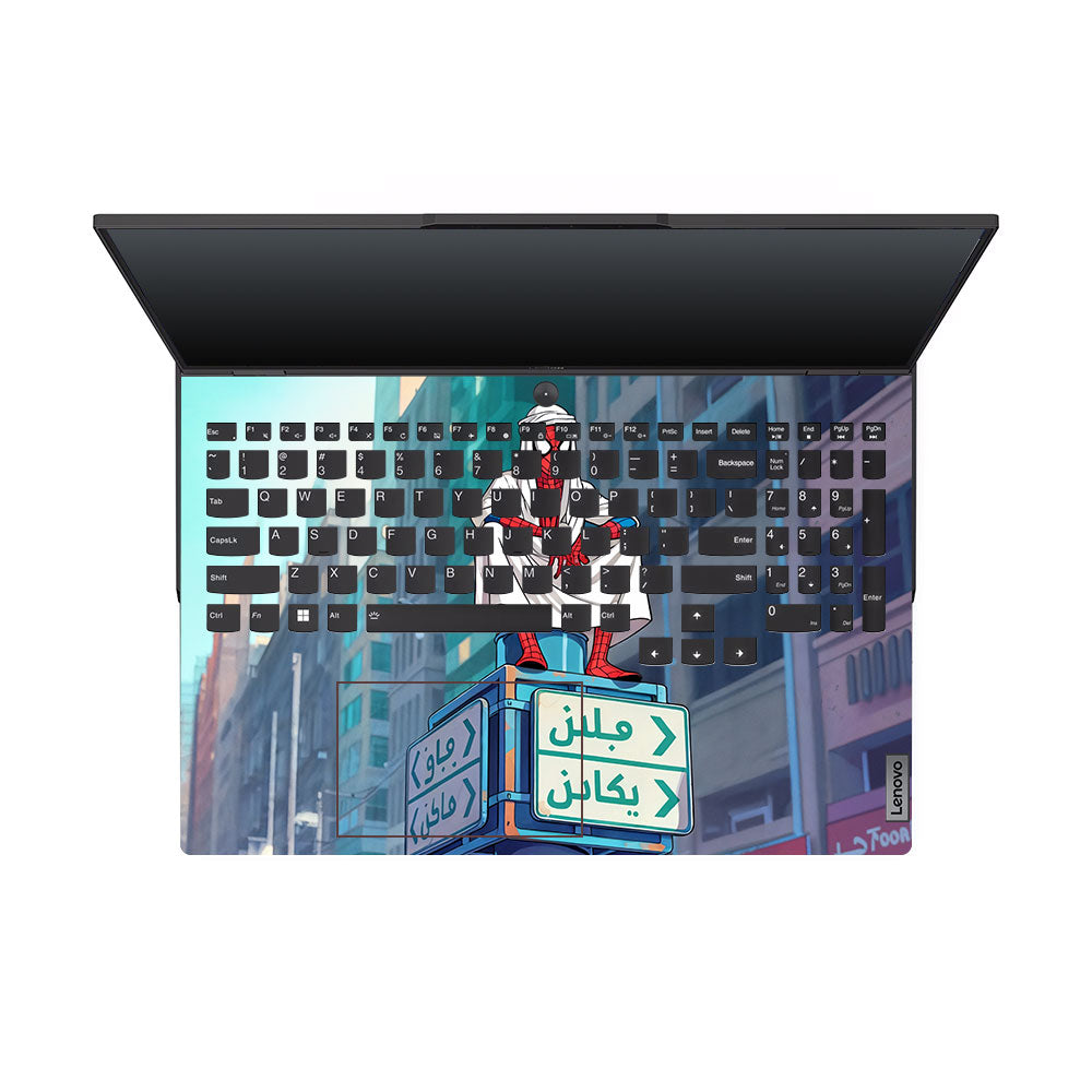 Arabian Spider Man Lenovo Legion 5 Pro 16IRX8 and 16IRX9 Laptop Skin