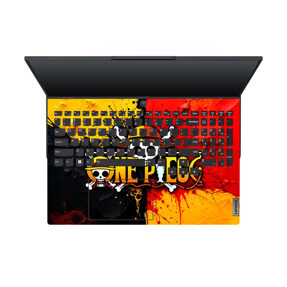 One Piece Paint Splash Lenovo Legion 5 Pro 16IRX8 and 16IRX9 Laptop Skin