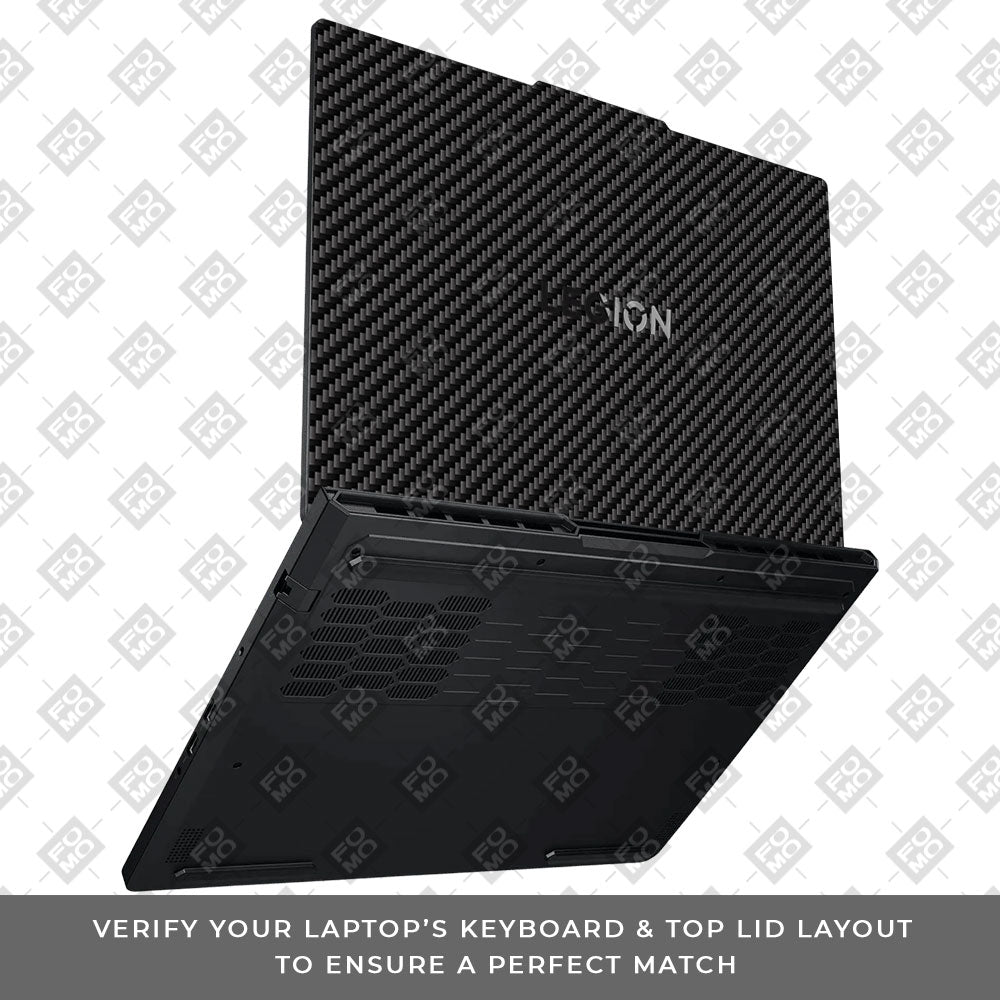 Textured Carbon Fibre Lenovo Legion Pro 5 16ADR10 Laptop Skin