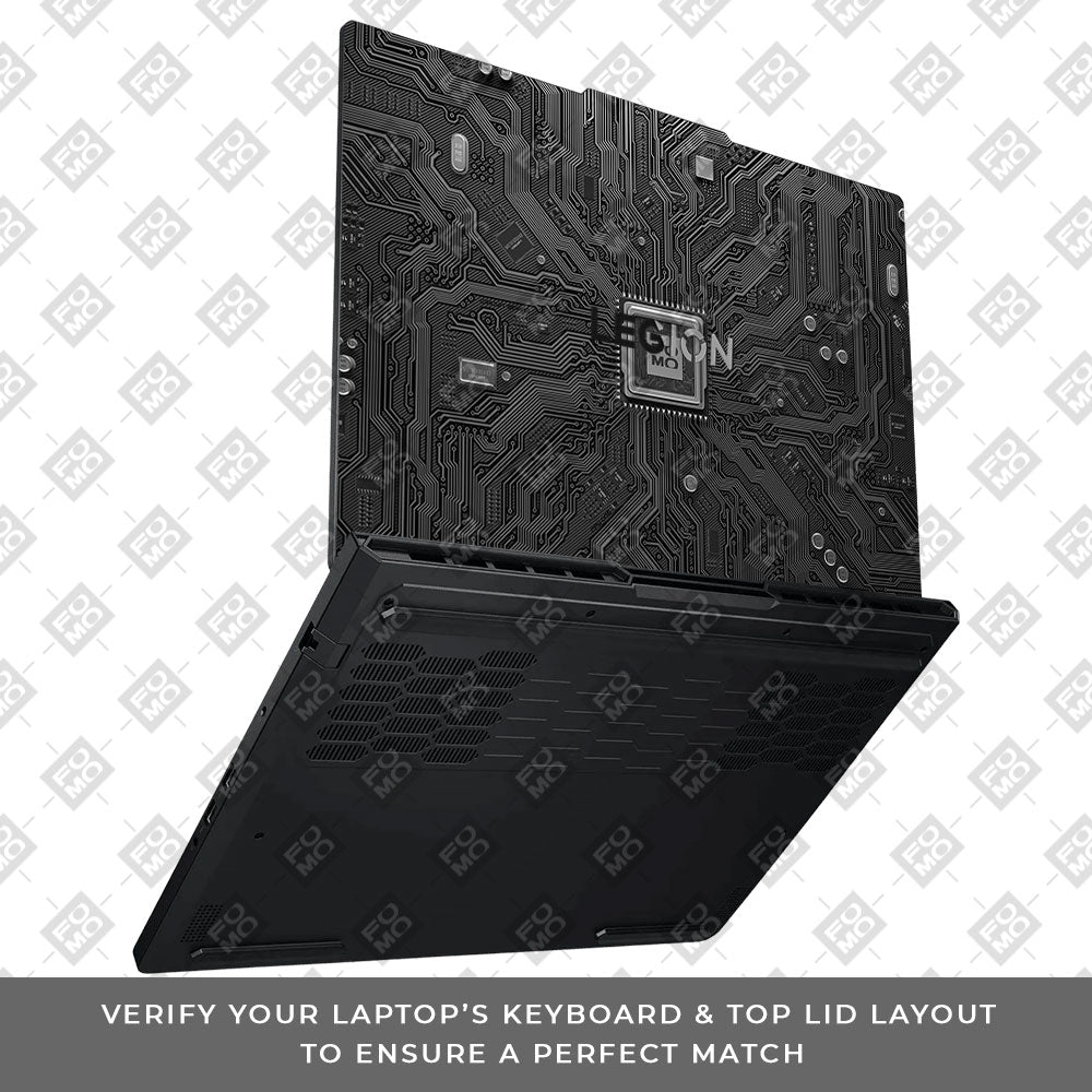 FOMO Circuit Dark Mode Lenovo Legion Pro 5 16ADR10 Laptop Skin