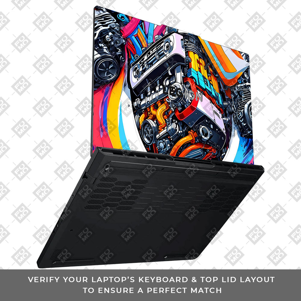 Power in Motion Lenovo Legion Pro 5 16ADR10 Laptop Skin