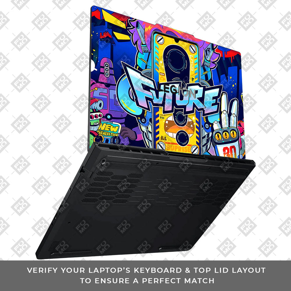 Futuristic Cyberpunk Vision Lenovo Legion Pro 5 16ADR10 Laptop Skin