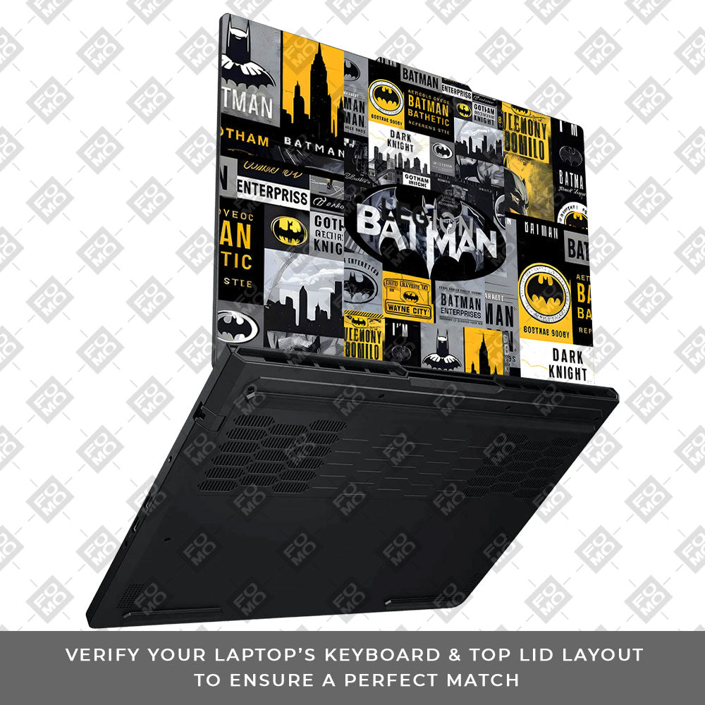 Batman Collage Lenovo Legion Pro 5 16ADR10 Laptop Skin
